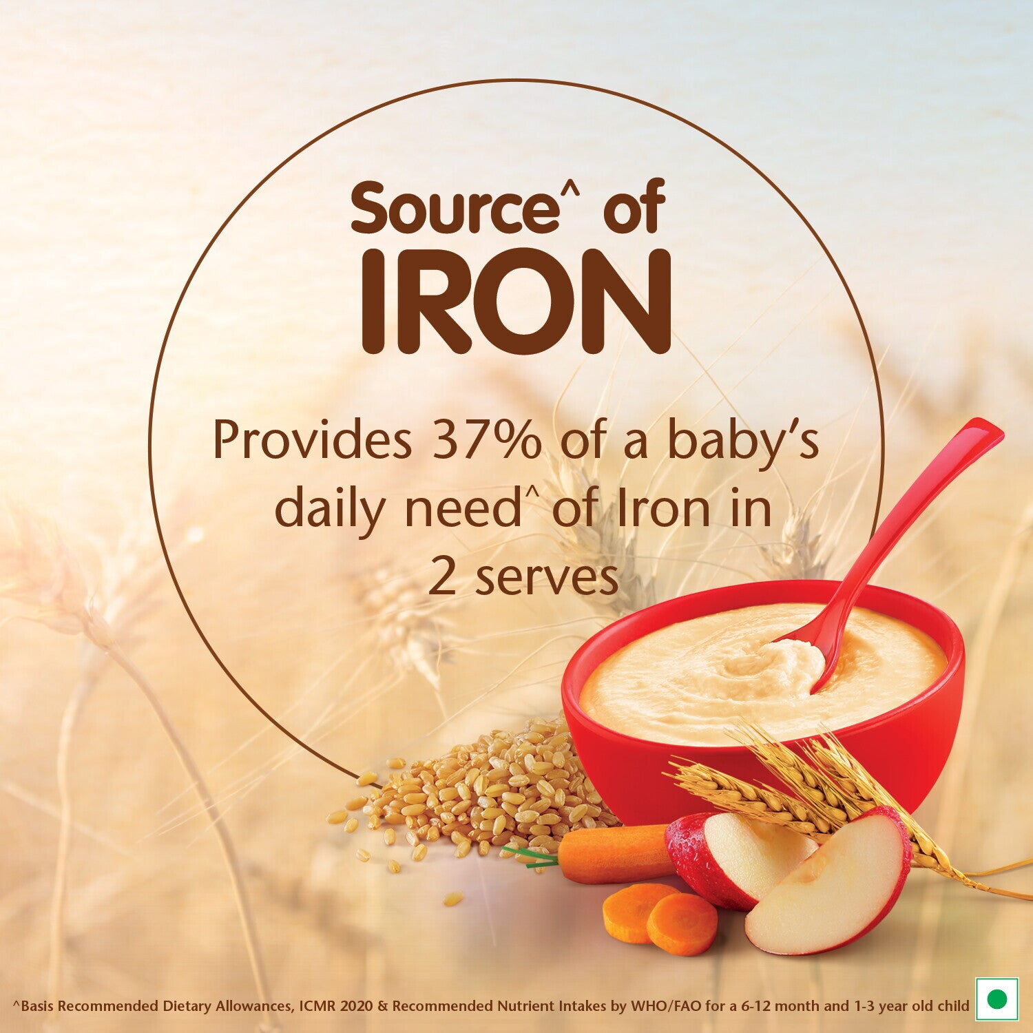 Nestlé Cerelac Wheat Apple Carrot Source Of Iron