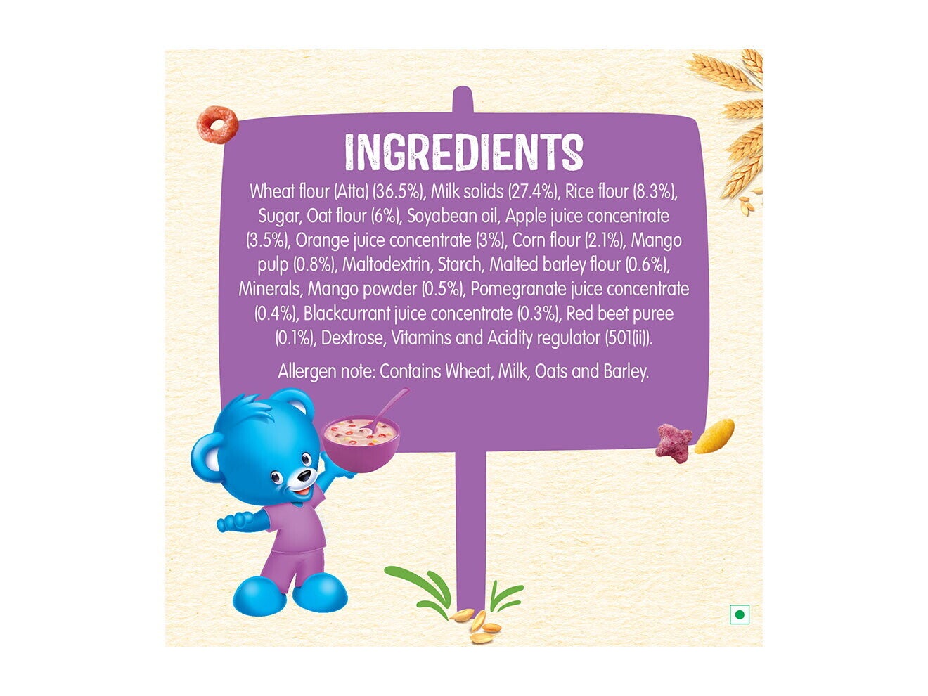 Nestlé Ceregrow Ingredients