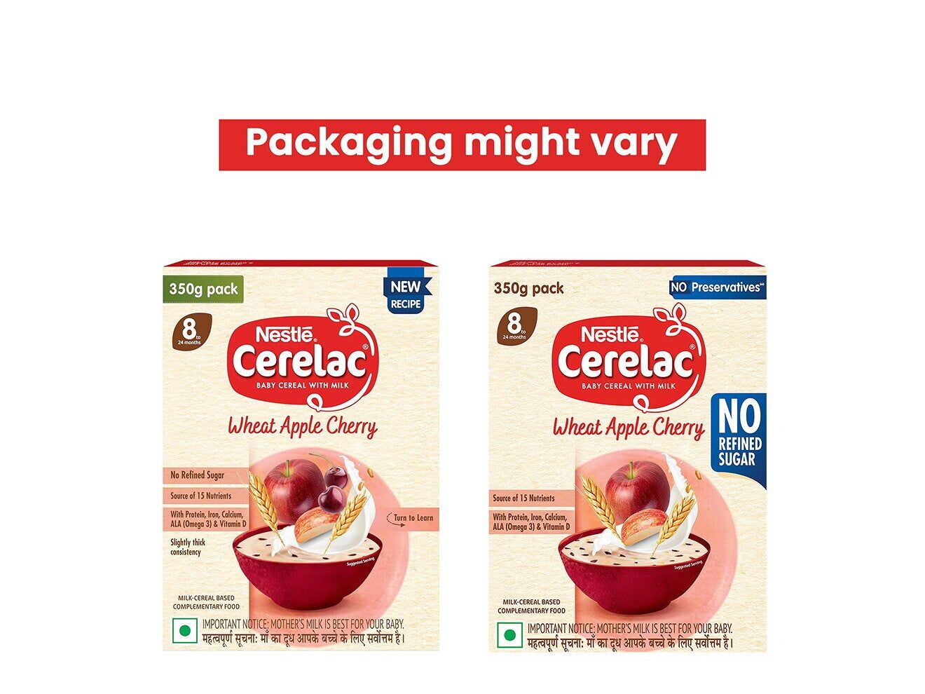 Cerelac Wheat Apple Cherry No Refined Sugar Transition Image 1320X990