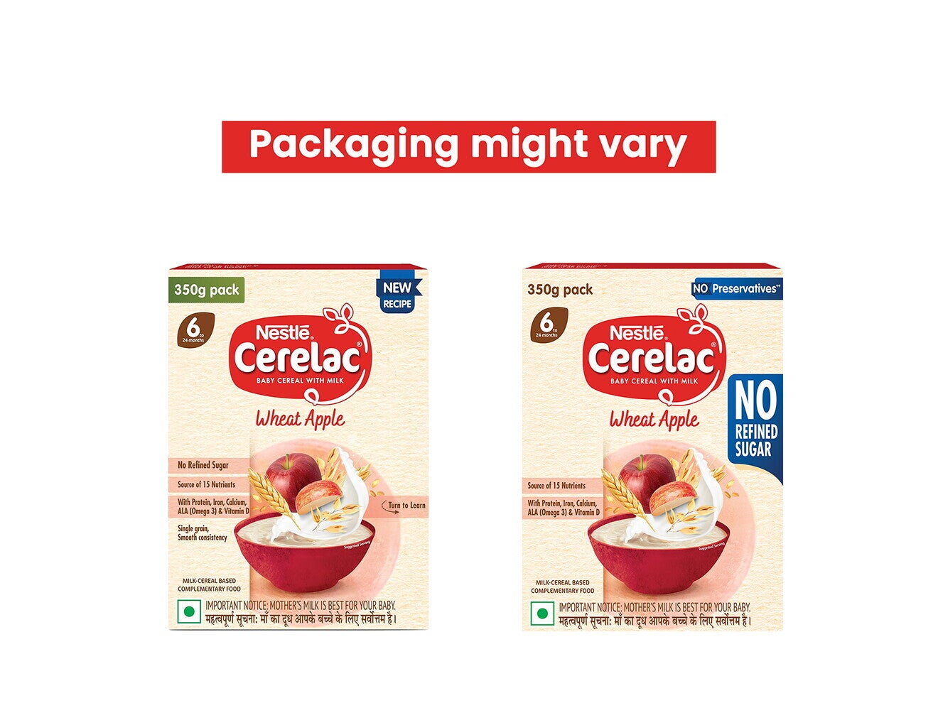Cerelac Wheat Apple No Refined Sugar Transition Image 1320X990