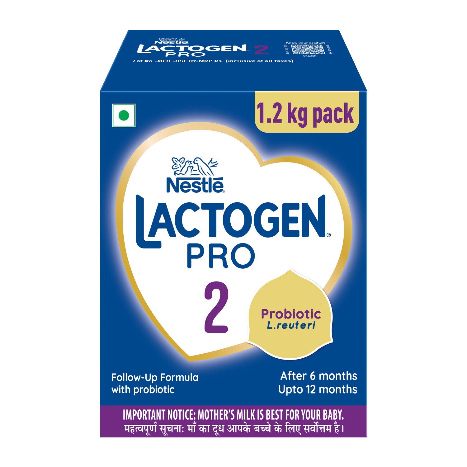 Nestlé Lactogen Pro 2 1.2Kg Front