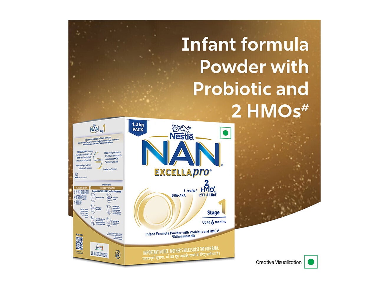 Nestlé Nan Excella Pro 1.2 Kgs Infant Formula