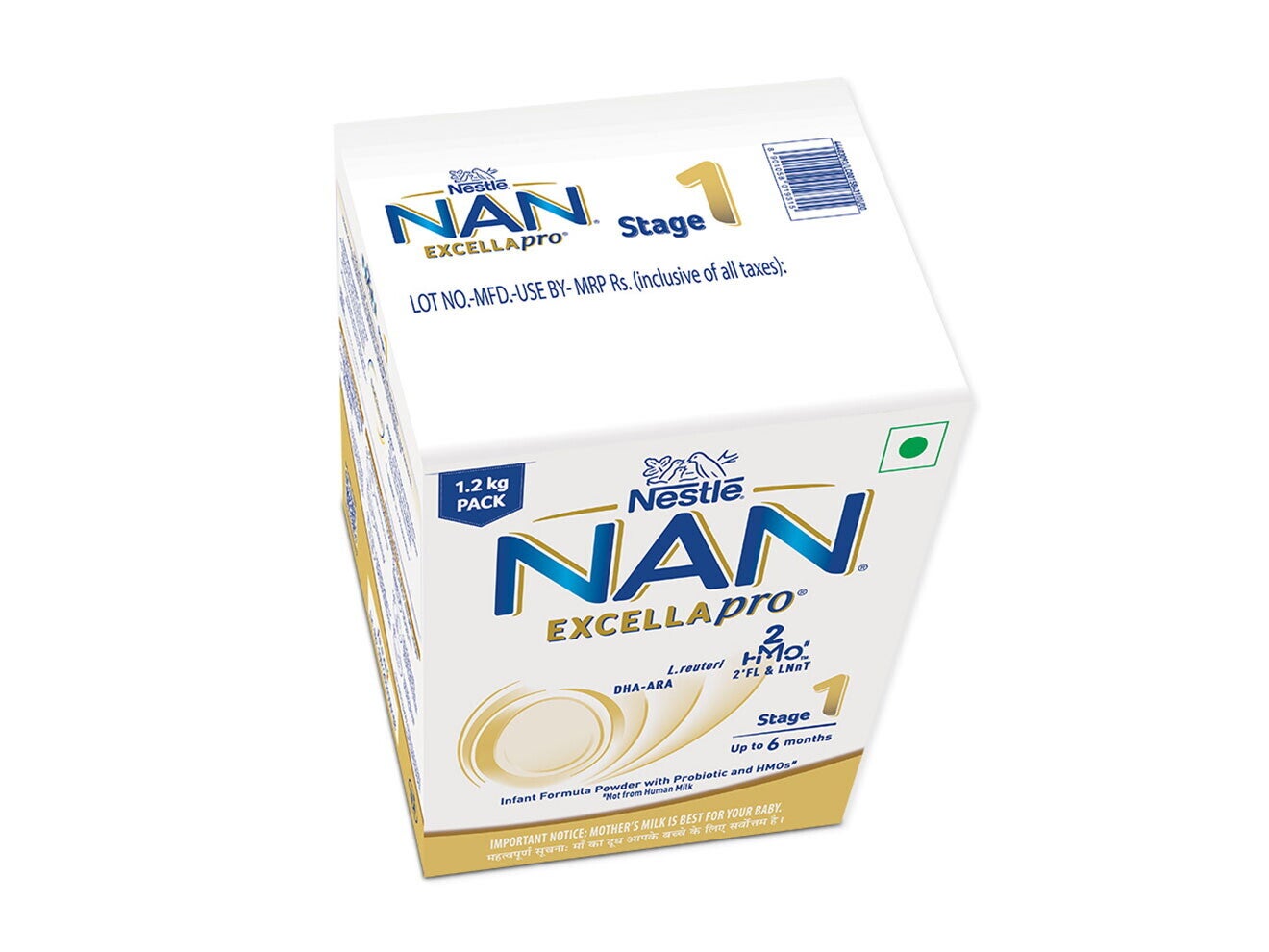 Nestlé Nan Excella Pro 1.2 Kgs Top Angle