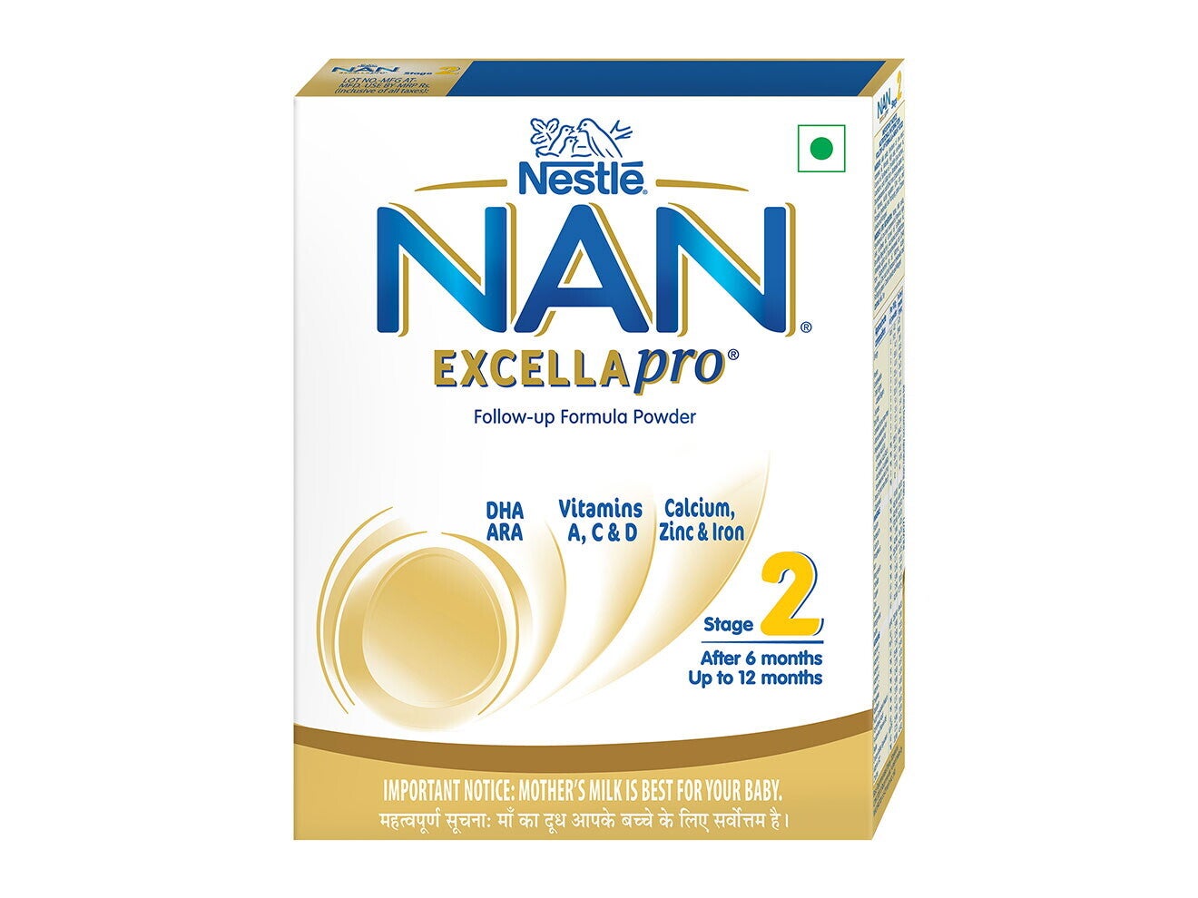 Nestlé Nan Excella Pro Stage 2 400 Grams Front