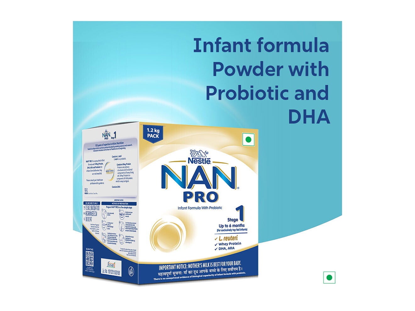 Nestlé Nan Pro Stage1 1.2Kg Infant Formula