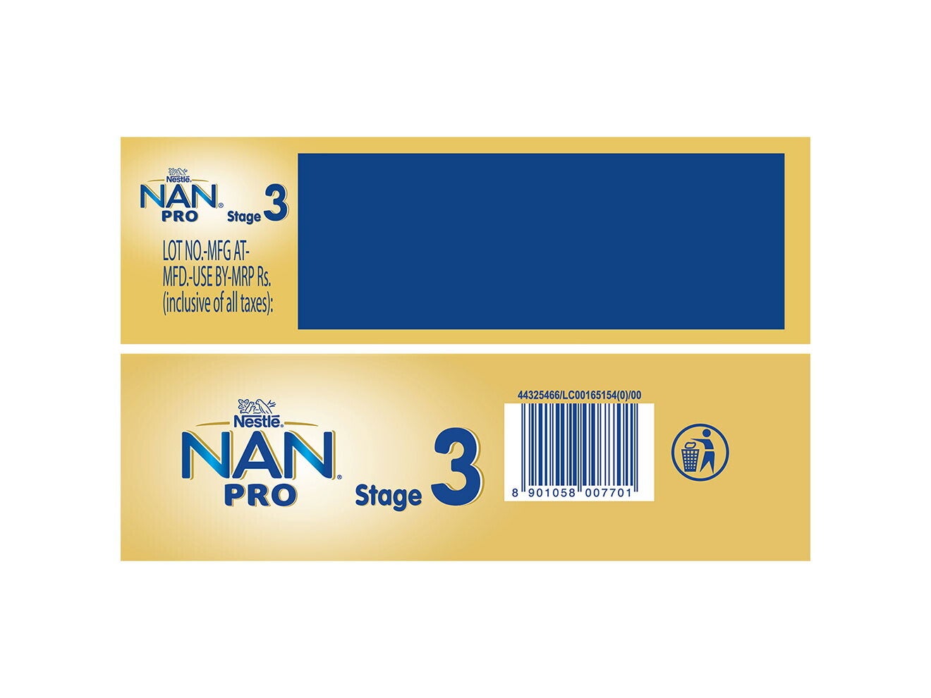 Nestlé Nan Pro Stage 3 400 Grams Bar Code