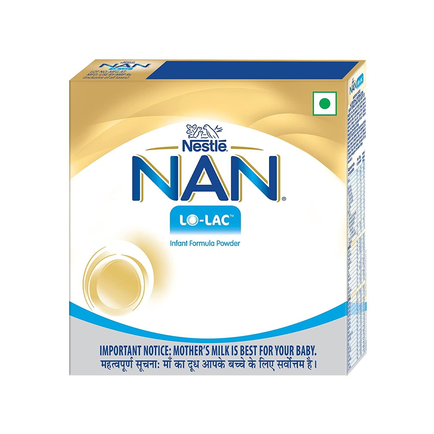 Nestlé Nan Lo Lac Infant Formula Powder 200 Grams Front