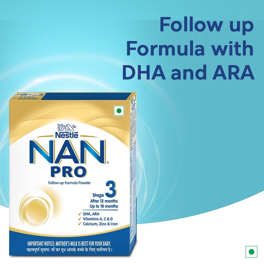 Nestlé Nan Pro Stage 3 400 Grams Follow Up Formula With DHA And ARA