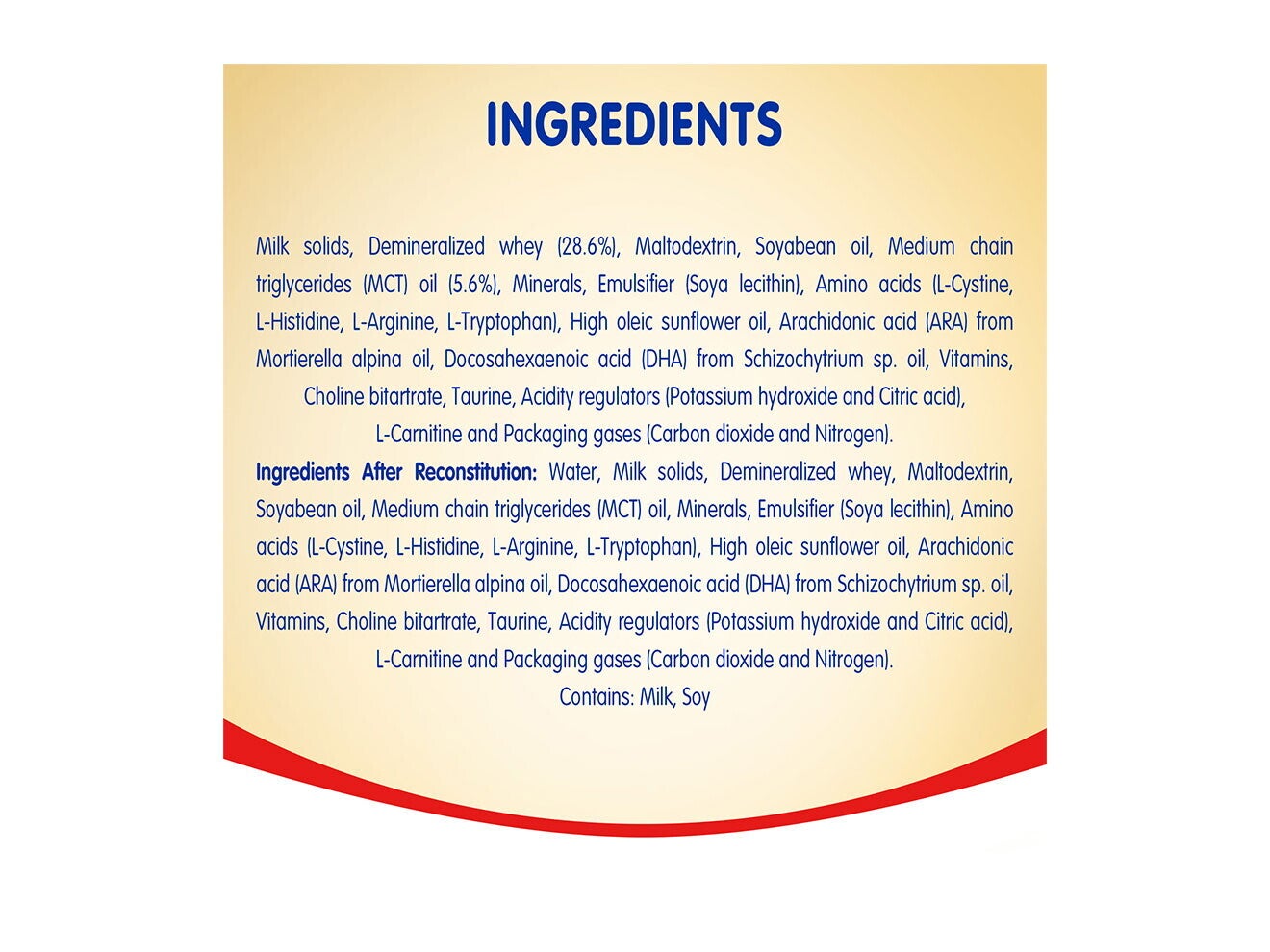 Nestlé Pre Nan 400 Grams Tin Ingredients