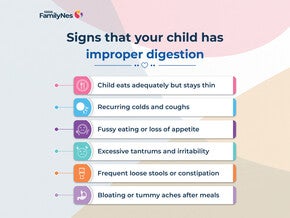 Signs that your child has improper digestion Nestlé LACTOGROW