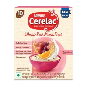 Cerelac-Wheat-Rice-Mixed-Fruit-No-Refined-Sugar Cerelac-Wheat-Rice-Mixed-Fruit-No-Refined-Sugar