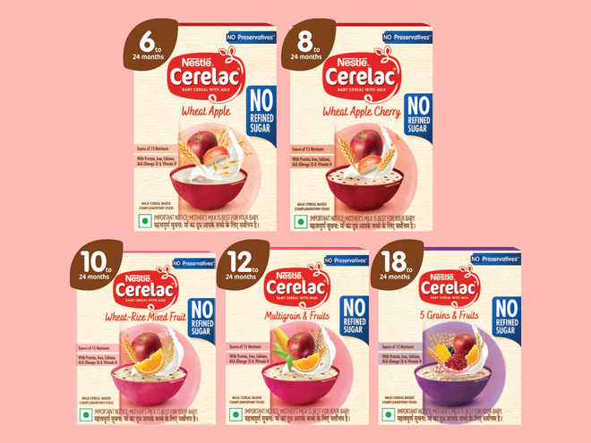 Choosing the right Nestle Cerelac Range