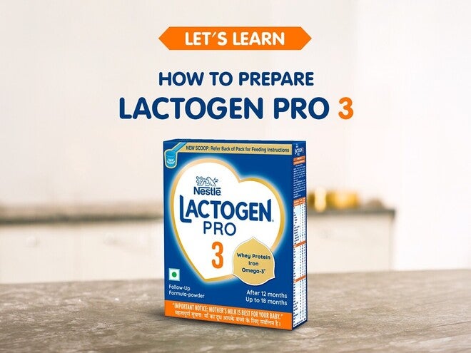Let's Learn How to Prepare LACTOGEN PRO 3