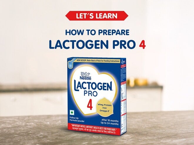 Let's Learn How to Prepare LACTOGEN PRO 4