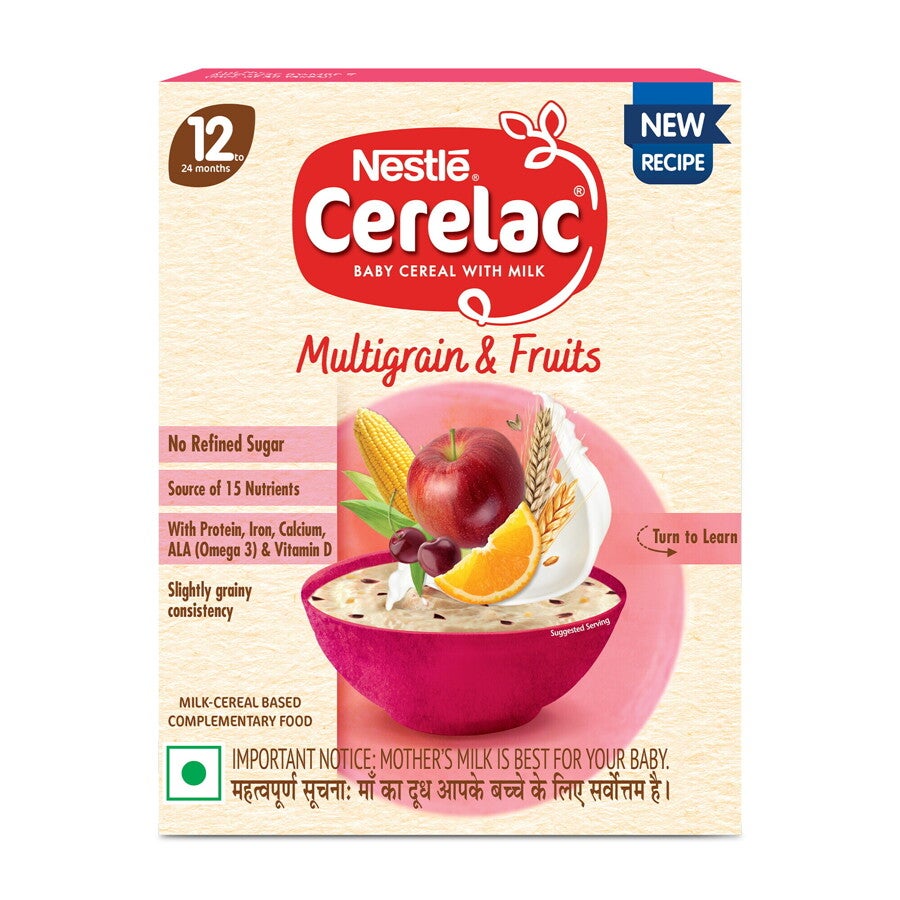 CERELAC Baby Cereal_Multigrain & Fruits for 12-24 Months Baby
