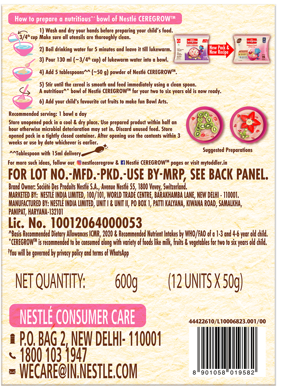 Ceregrow Multigrain Cereal Right