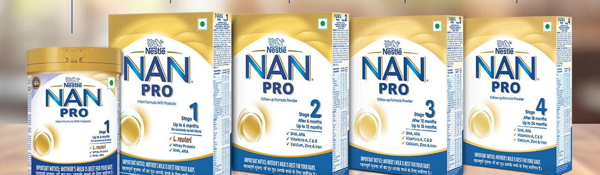 Nestlé Nan Pro Range